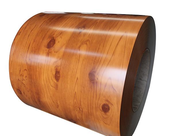 PVDF Smooth Wood Grain Steel Coils Aluminium Coils For Wall Siding Drip Edge
