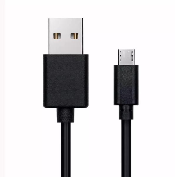 Black Straight USB Cable USB 2.0 A Male To Micro B 1m 2m 3m Length