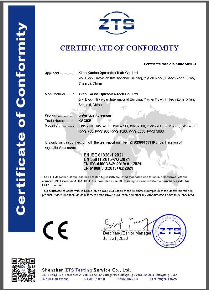 Xi'an Kacise Optronics Co.,Ltd. Сертификации