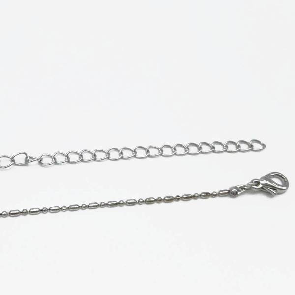 DIY Jewelry Necklace Love Pearl Necklace Cross Chain with 5CM Tail