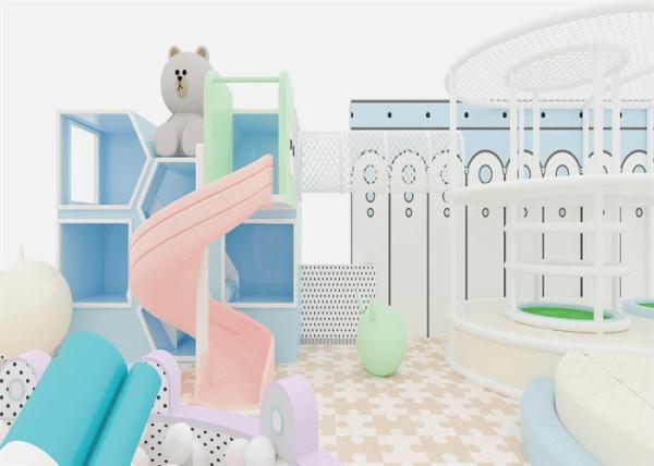 Creative Kids Indoor Playground Equipment 2 Play Level Maze 3.5m Height