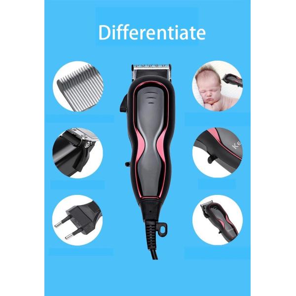 6 In 1 Electric Facial Hair Shaver Titanium Black Safety Rechargeable Hair Trimmer