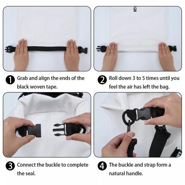 Ранец с аппаратурой 15L тренировки OEM водоустойчивый сухой для плавать гребли перемещения