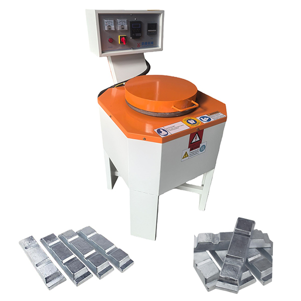 Electric Melting Furnace Lead Alloy Metal Silicon Vulcanizer Centrifugal Casting Machine