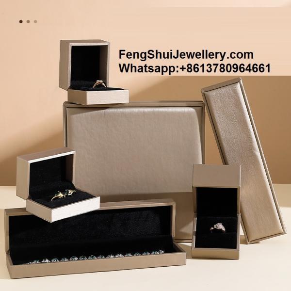 Jewelry Packaging Box Flip Cover Bracelet Ring Jewelry Box High-Grade PU Leather Jewelry Box Set Bracelet Gift Box