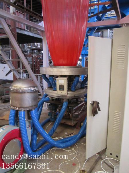 800mm PE Film Blowing Machine Double Winder For Packing Some Bottles