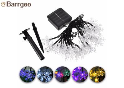 6M Solar LED Christmas Lights Snowflake String 30leds Energy Saving Party Decoration