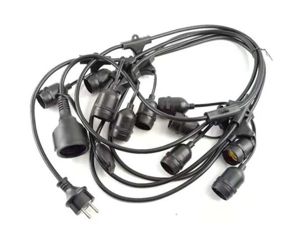 Holiday outdoor  lighting colorful pendant Lamp Light Chain 0.5m-10m copper Loft Lights cable/cord