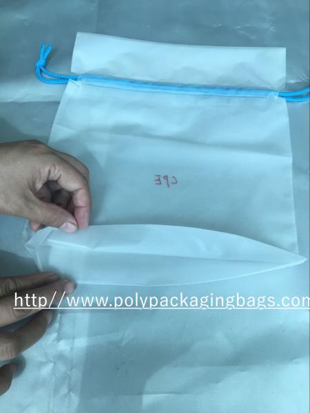 Custom Printed Foldable Drawstring Plastic Bags For Candy Gift