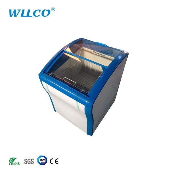 158L Blue and White Outdoor Commercial Portable Mini Freezer
