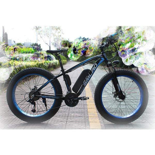 26 Inch Fat Tire Electric Bike , Electric Assist Bicycle Less Laborious