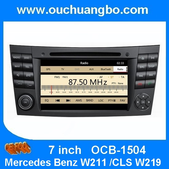 Ouchuangbo Auto Radio DVD System for Mercedes Benz W211 /CLS W219 GPS Navigation iPod USB 3G Wifi BT OCB-1504