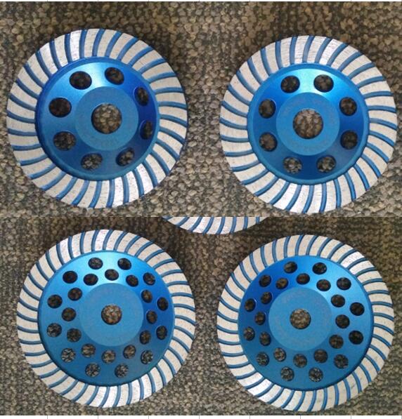 колесо чашки 5инч 125мм Турбо, диск 5 диамантов меля для бетона