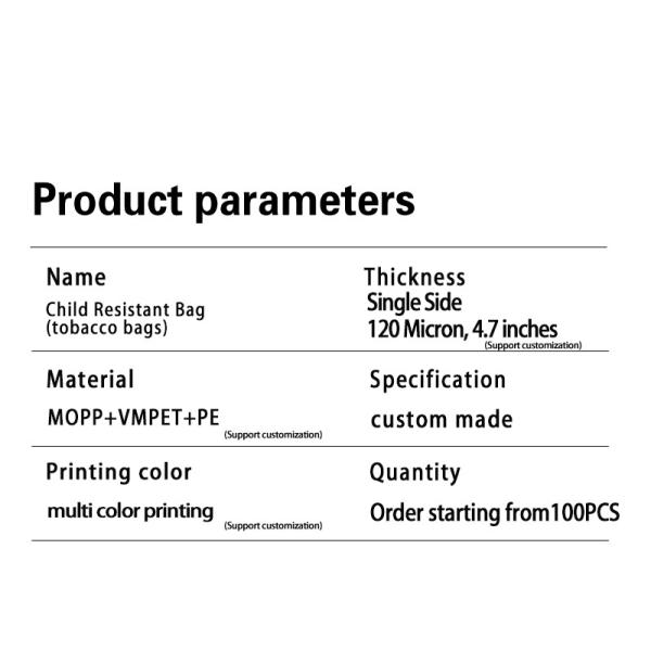 Mylar Stand Up Bag Foil Ziplock Вакуумная уплотнительная упаковка