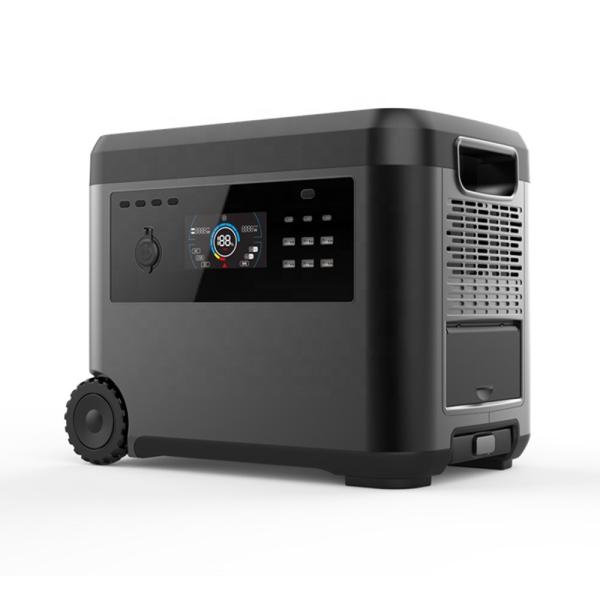 Rechargeable Generator 110V 220V Fast Charging AC DC 2000W 2400W Portable Power Station 3600W