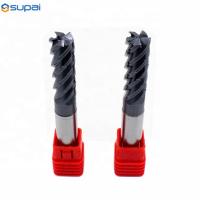 58HRC Helix Cutters Carbide End Mill Chumbo irregular inclinado desigualmente