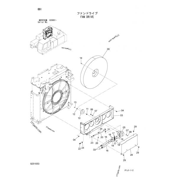 4634936 4659032 Гидравлический двигатель насоса для вентиляторов ZX450-3 ZX470-3 Zax870 Zax850