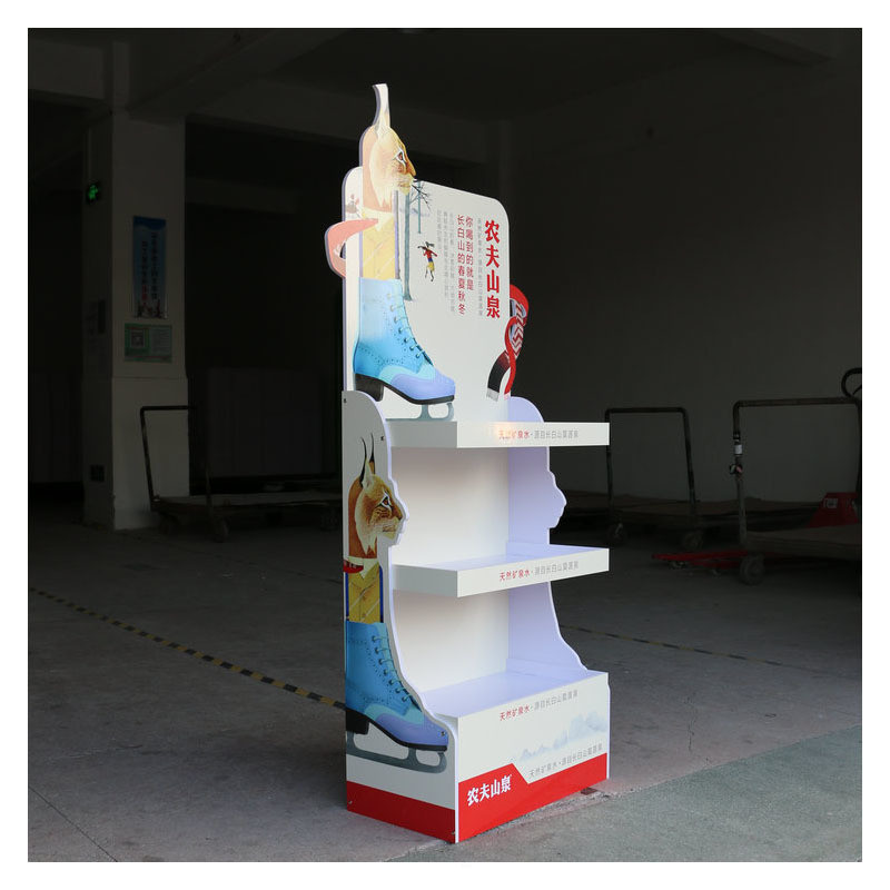 Custom Size Cardboard Paper Hard Rigid Shelving Rack for Store Shelves Display Racks