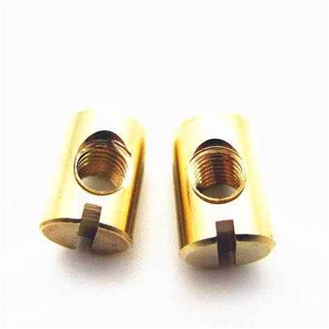 Round Hammer Barrel Nuts Carbon Steel Grade 4.8 A325 Gr8.8 Color Yellow Galvanized
