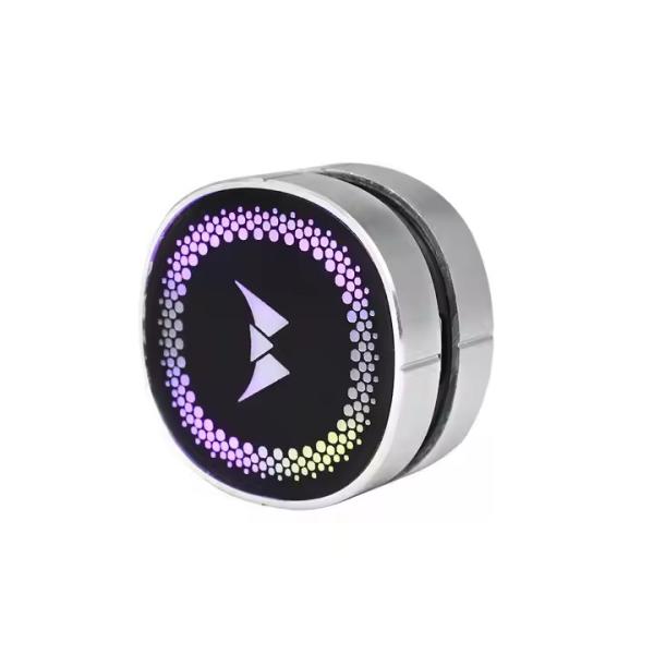 Experience Sound with M1 Wireless Portable Metal Bone Conduction Speaker LED Light Stereo Woofer HIFI Sound Mini Speaker
