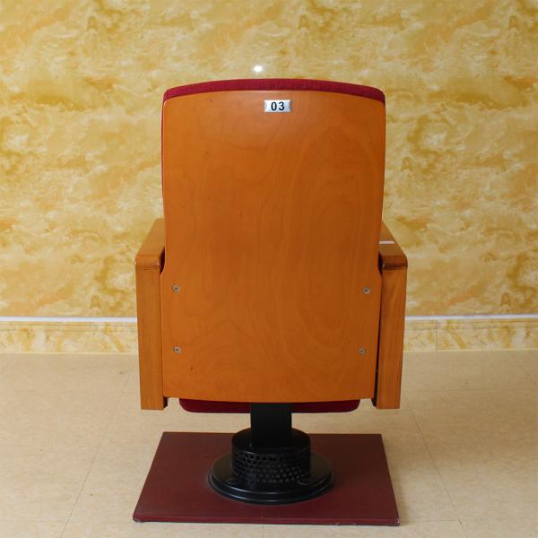 Folding Movie Theater Chair With Cup Holder , Weight 20kg Fireproof Auditorium Chairs