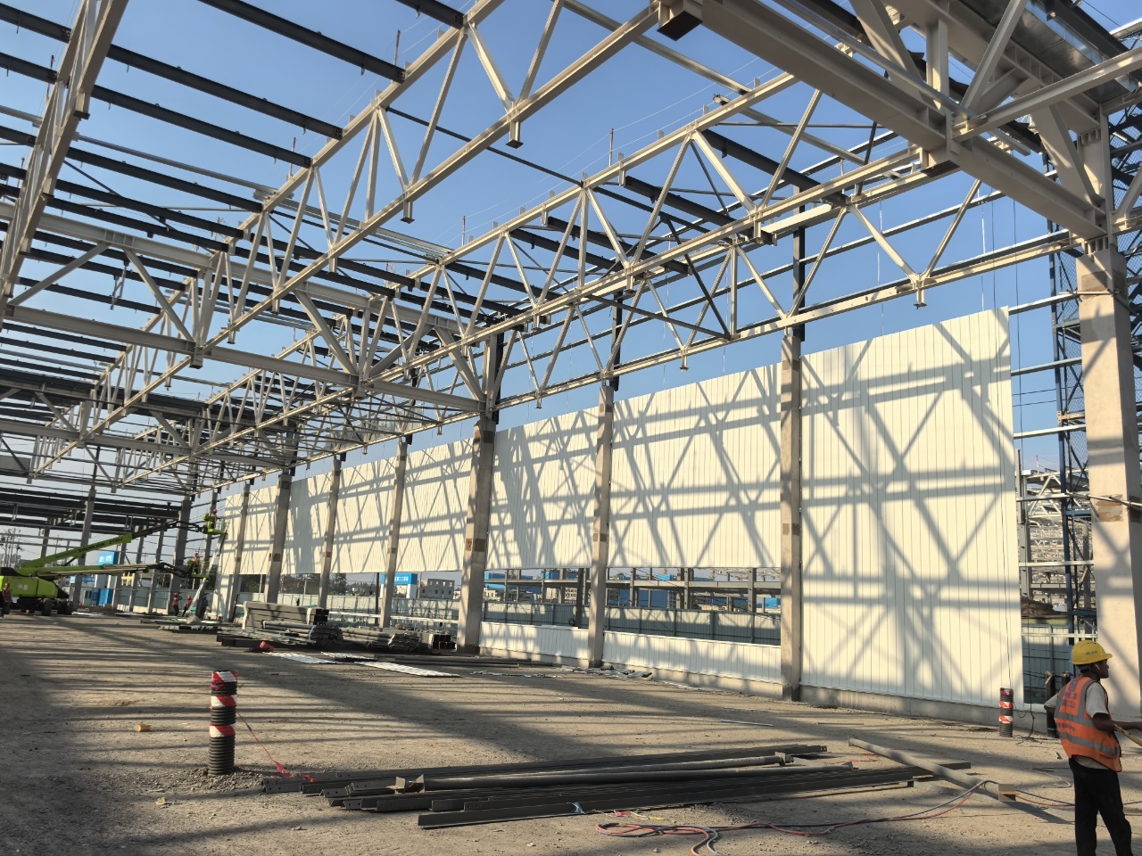 Modular Erection Steel Industrial Plant For Mechanical Processing Anchor Bolt Sets Custom Bay Width Complete Technical Documentation