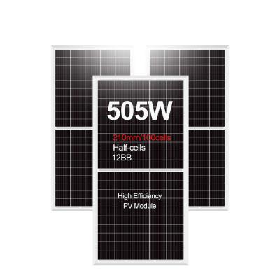 Painel Solar Híbrido Certificado INMETRO de 500w para Sistema Solar Off Grid pela Amosolar Chinesa