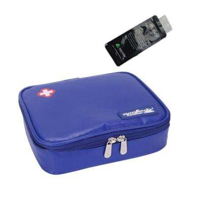 Portable PU Leather Insulated Insulin Cool Bags With Zipper Closure