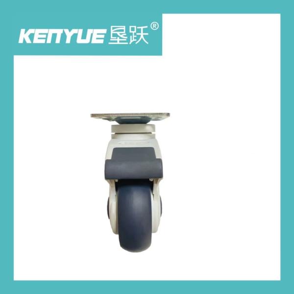 Swivel Mobile Plastic Hospital CE TPR Medical Castor Wheels With Brake