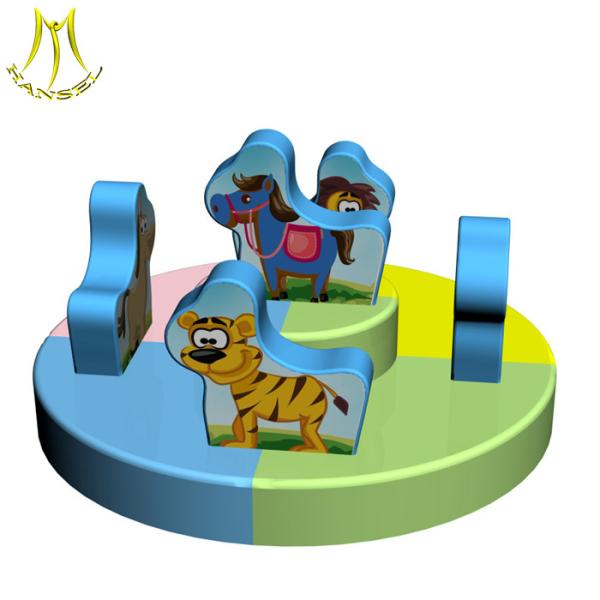 Hansel  soft outdoor playground equipment for kid animal carousel