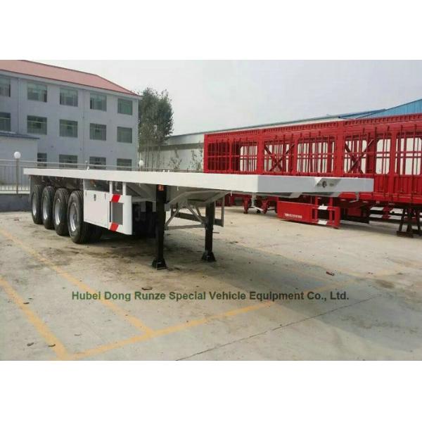 4 Tri Axle Container Chassis Semi Trailer for Container 60 Ton