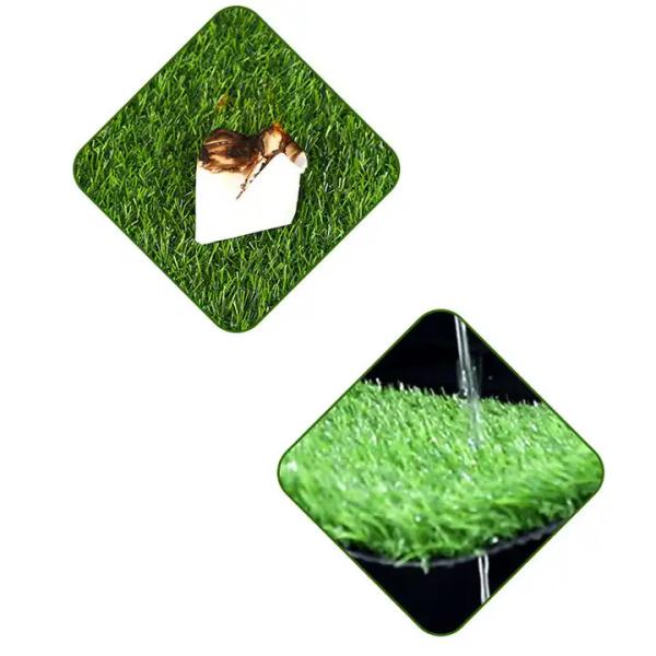 Tapete de relva de relva artificial reciclável resistente aos raios UV
