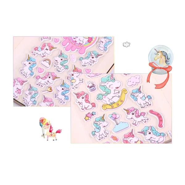 Стикеры нестандартной конструкции Eco дружелюбные для мультфильма 3D ЕВА детей милого пенятся стикер PVC эпоксидной смолы тучный