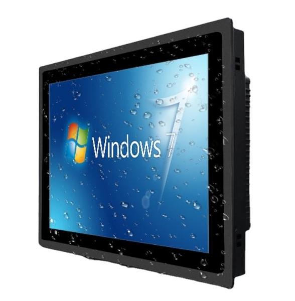 Cadre en aluminium de 3 mm 15 pouces Linux Panel PC Android Pour le contrôle du site industriel