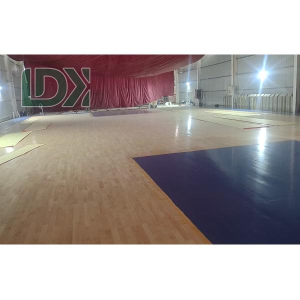 Plancher en bois de basket-ball approuvé par la FIBA