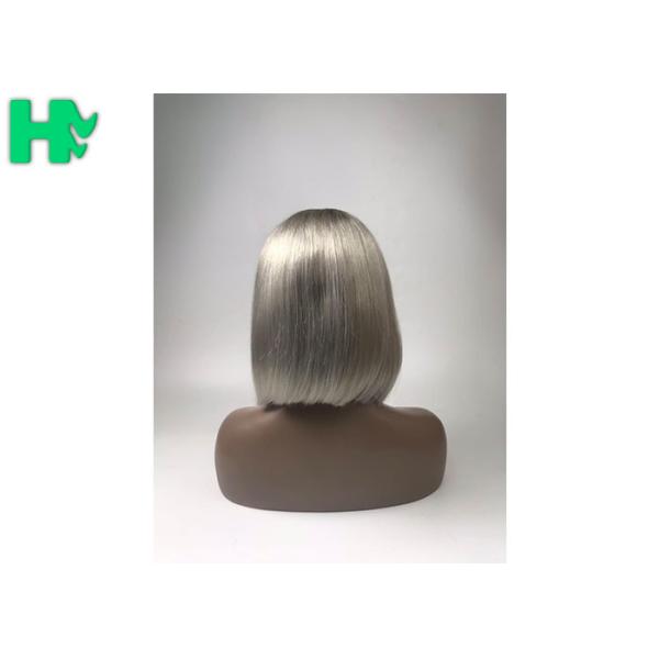 Remy Human Hair Bob Wig Short Bob Straight With 12 Inch Length 200g
