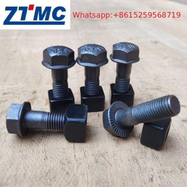 High Strength 5/8-18UNF*53 Track Bolts And Nuts 9W3619+9W3361