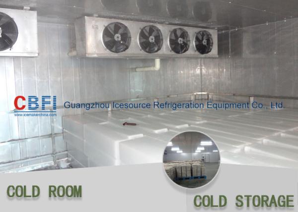 Fast Food Shops / Supermarket Cold Room , Walk In Cold Storage With Automatic Temperature Control System