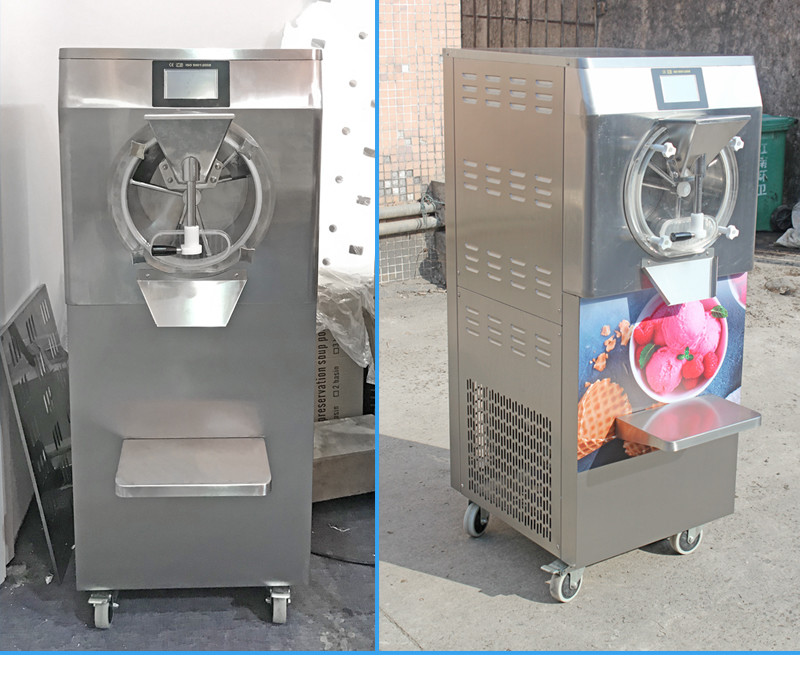 Brazilian Acai Freezer Maquina De Helados  New 50Hz 134KGS Weight Ce Approved Gelato Hard Ice Cream Machine