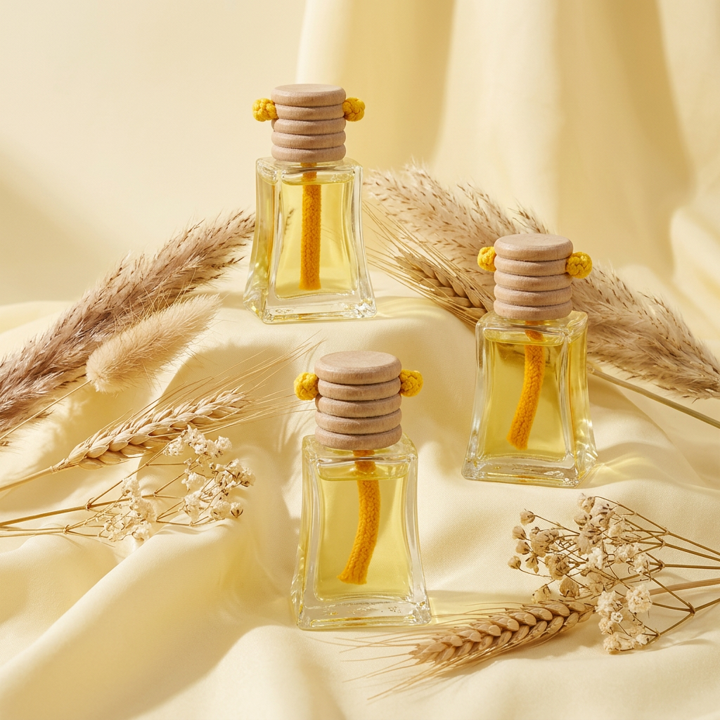 Anding High Quality Mini 6ml Automatic Diffuser Refill Empty Glass Luxury Car Perfume Hanging Diffuser Bottle