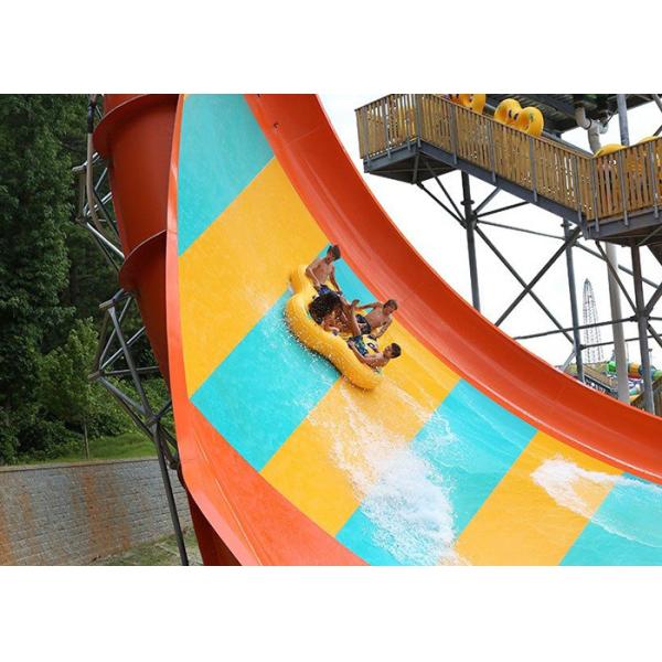 Ashland Gelcoat Big Water Slides , Adult Water Slide 400 Riders/H Capacity