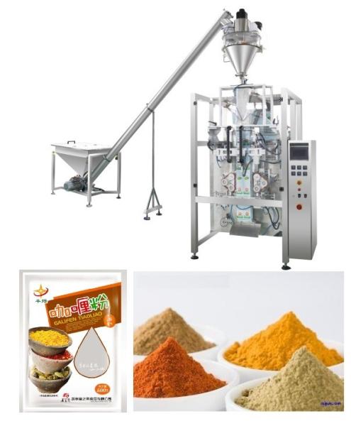 Corn / Wheat / Turmeric Powder Packing Machine With PLC Control