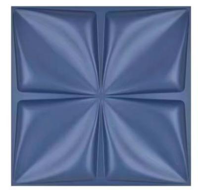 Espessura 1 mm Painéis de parede 3D interiores Folhas de revestimento plástico decorativo