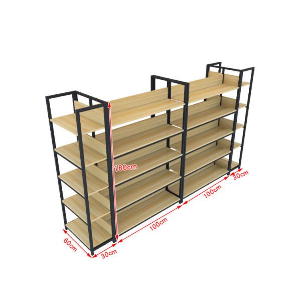 Divided Storage Stand Box for Custom Display Stand Modern Miniso Wood Display Rack