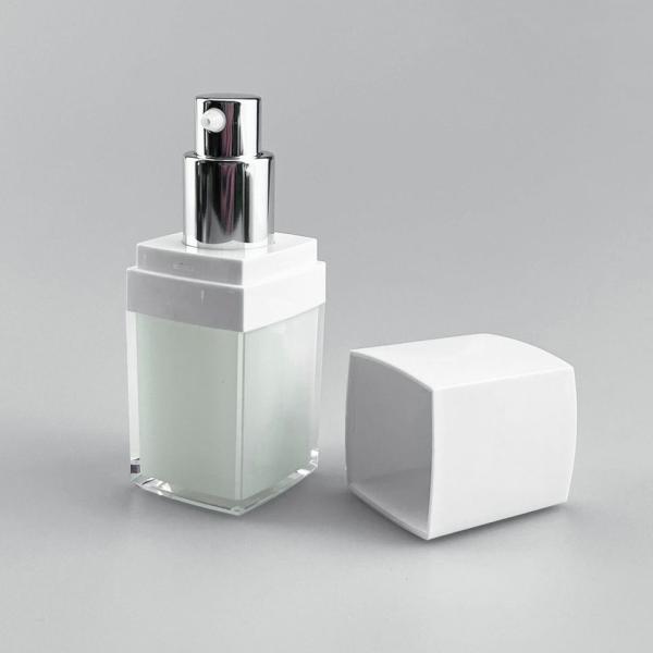 Tarros cosméticos cuadrados de acrílico botellas/30g de Skincare 15ml del cubo de PMMA