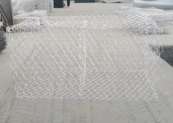 3x1x0.5m 80x100mm Metal Gabion Baskets Riverbank Stability Woven Box