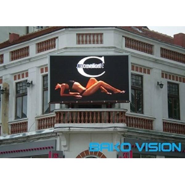 Lightweight Fixed Outdoor Waterproof Led Advertising Panels 160°/140° Viewing Angle