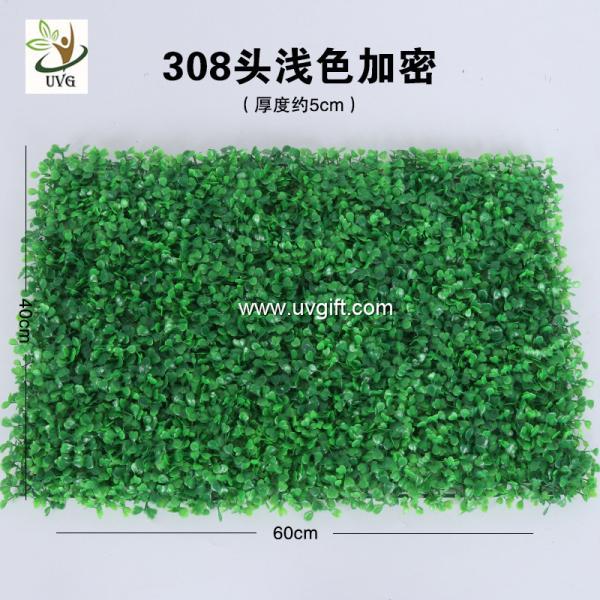 UVG 60*40cm fake outdoor plants artificial boxwood mat for green wall decoration GRS10