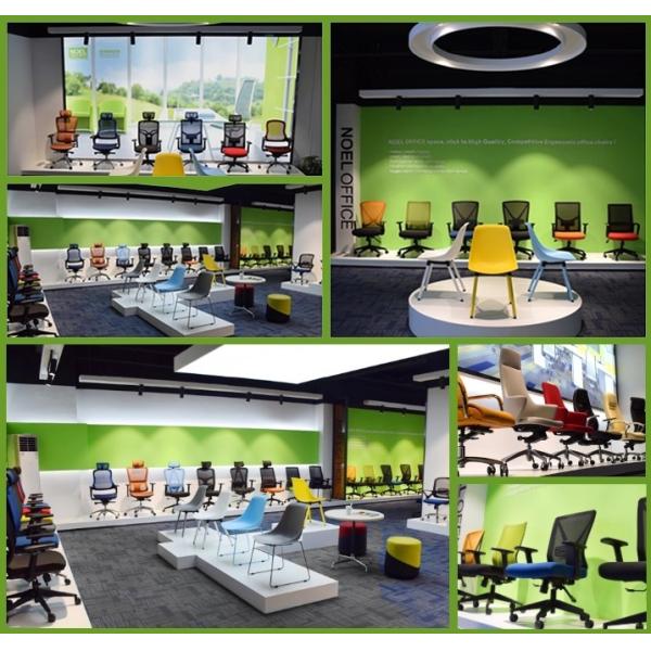 Стула сетки ткани стула офиса ЭБУНГЭ стул компьютера шарнирного соединения черного эргономического исполнительный