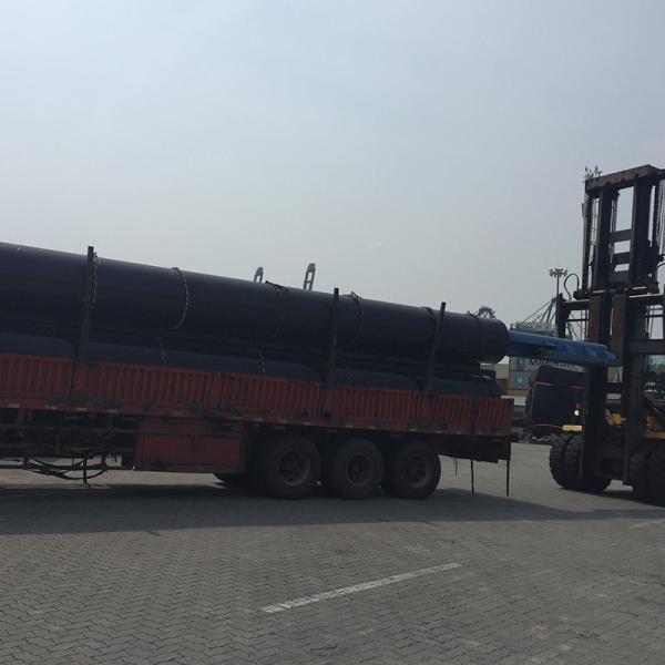 Astm A252 Gr D SSAW Steel Pipe，219mm Spiral Welded Pipe Round